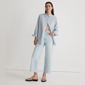 Madewell tall perfect vintage wide leg crop jean